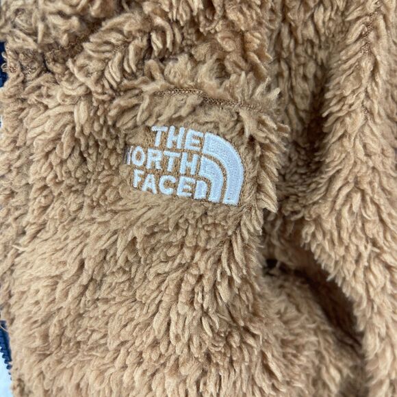 The North Face Reversible Mount Chimbo Jacket Baby 6-12 M Blue Sherpa Full Zip - Picture 9 of 16